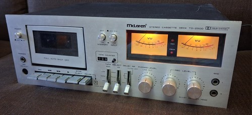 Mclaren td2500 stereo deck - mclaren,