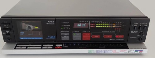Aiwa f660 stereo cassette - aiwa,