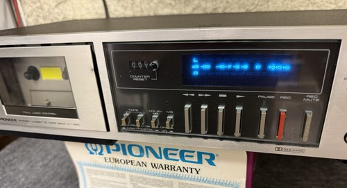 Pioneer 520 stereo cassette - ct-520,