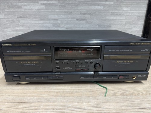 Aiwa wx828 dual cassette - aiwa, ad-wx828